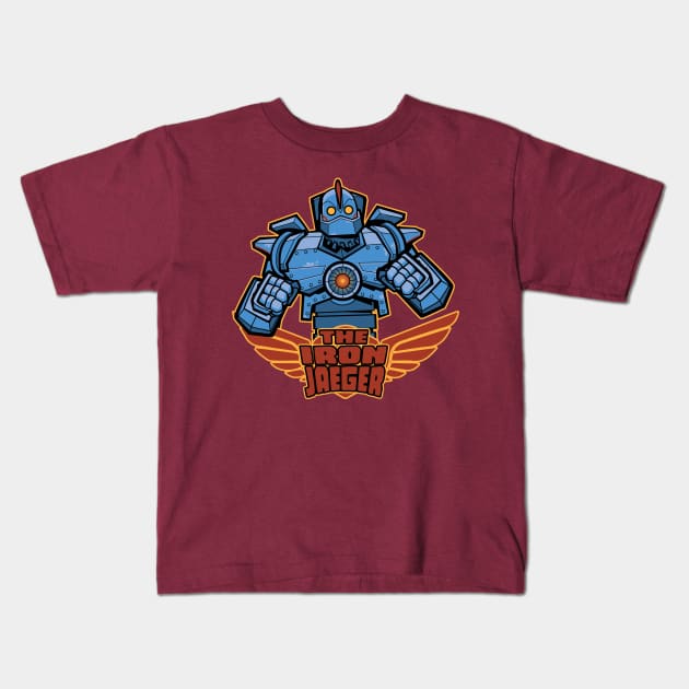 The Iron Jaeger Kids T-Shirt by zombiedollars